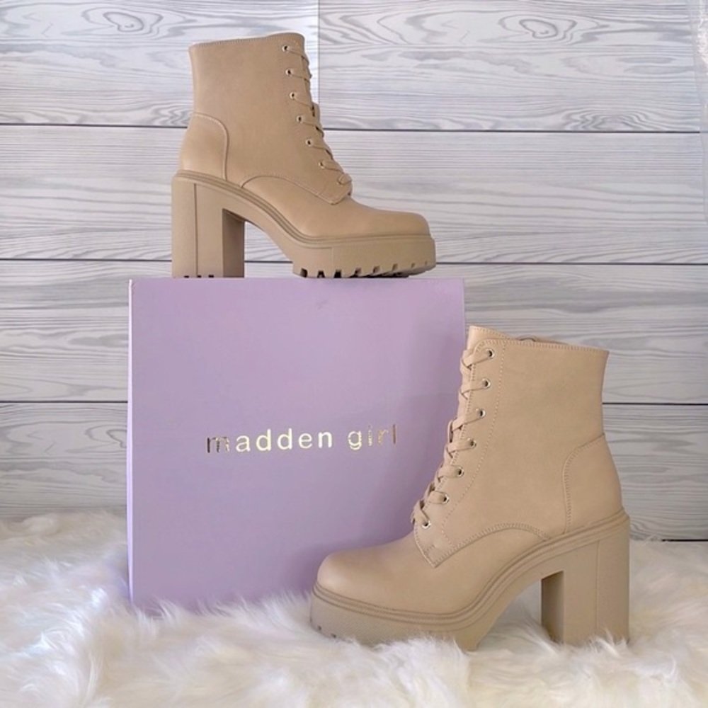 Madden‎ Girl “Rover” Block Heel Boots